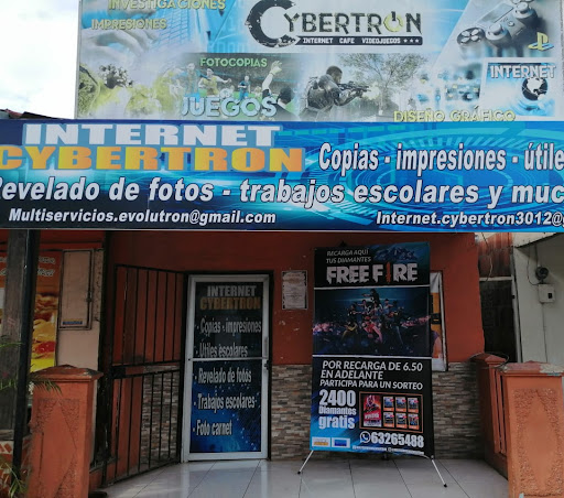 Multiservicios Evolutron (Antes Internet Cafe y Videojuegos Cybertron)